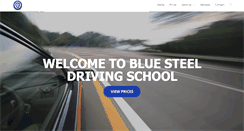 Desktop Screenshot of bluesteeldrivingschool.com